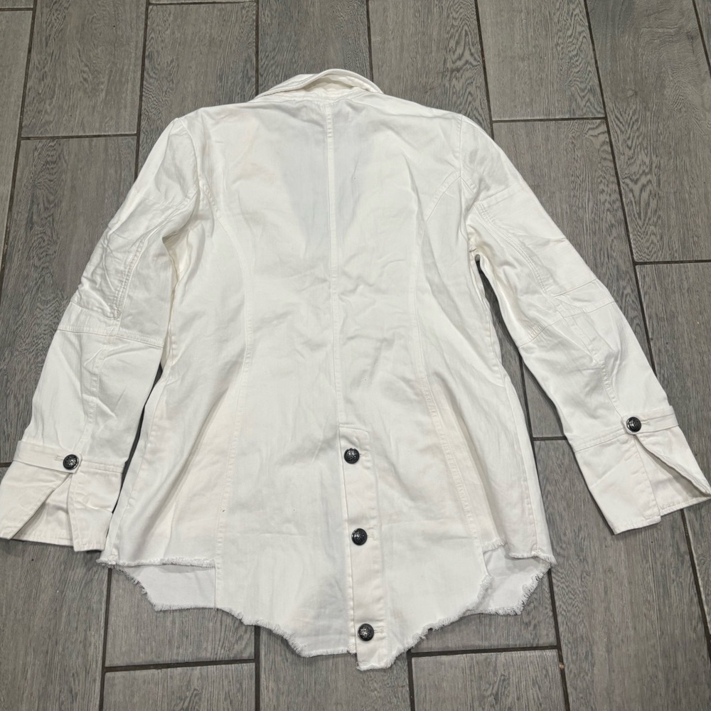 Free People Lila Cardigan White Size Large - Picture 7 of 8